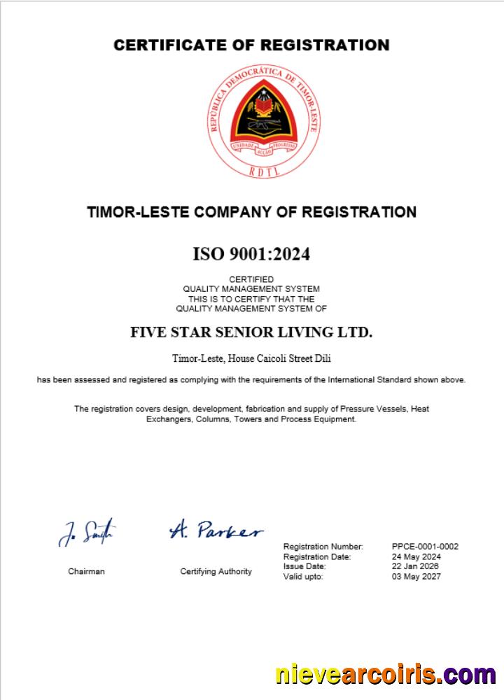 Timor-Leste business registration certificate